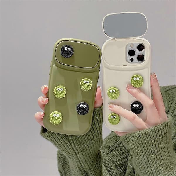 Single Flip Spejl er egnet til iPhone 14 og 13 Mobiltelefoncovers.