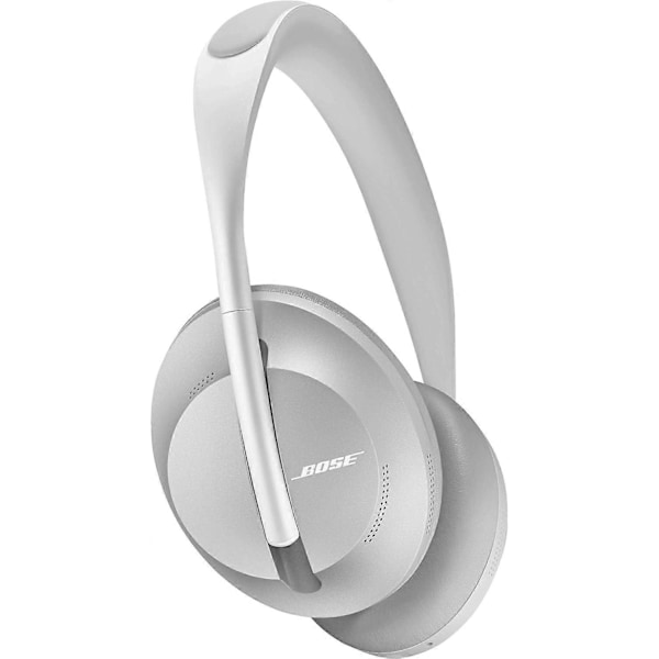Hodetelefoner 700, Støyreduserende Bluetooth Over-Ear Trådløse Hodetelefoner med Innebygd Mikrofon for Klare Samtaler og Alexa Stemmekontroll, Silver Luxe