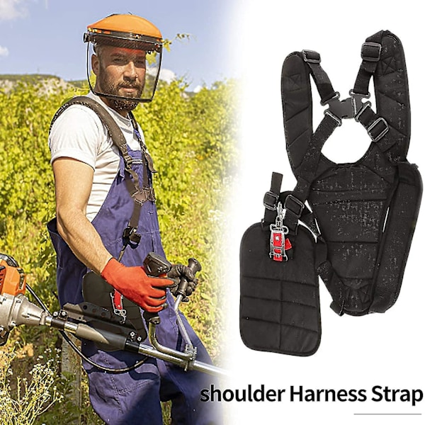 Trimmer Skulderrem, Dobbelt Skulder Trimmer Sele Justerbar Rem