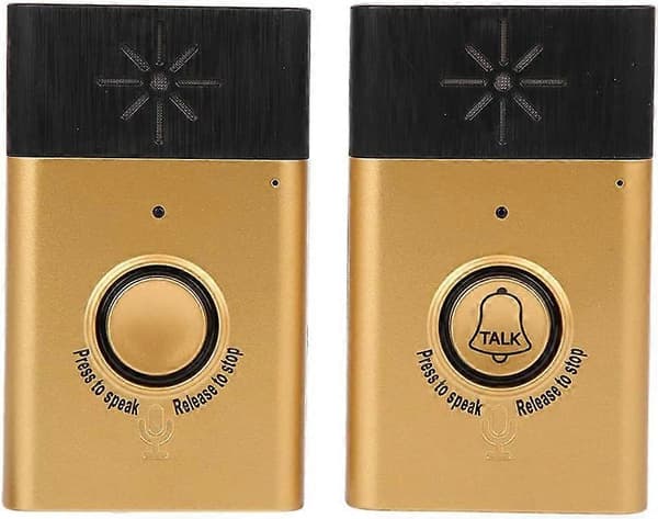 Tvåvägs Intercom Trådlös Dörrklocka Ringsignal Ändringsbar Säkerhets Dörrklocka Intercom Kit