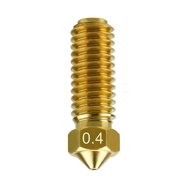 10 st Mässingsmunstycken för Anycubic Kobra 3, 0,4 mm Höghastighetsmunstyckessats