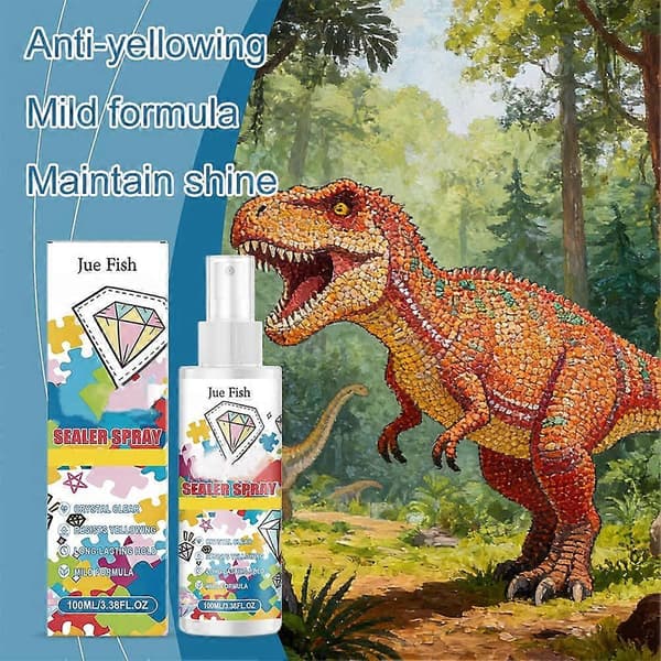 Akryl Stenmålning Förseglingsspray 100ml - Diamantkonst Glansig Ytskydd