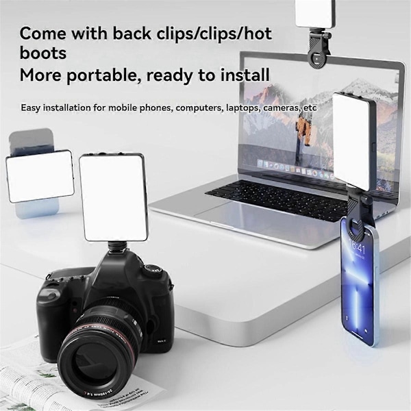 LED Selfie Lomme Lys til Telefon 3000K-9900K