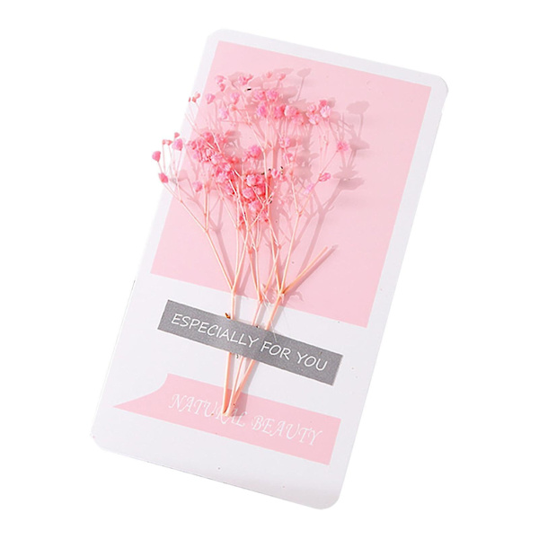 Ny Trend Morsdagsblomster Tørkede Blomster Gratulasjonskort DIY Gratulasjonskort