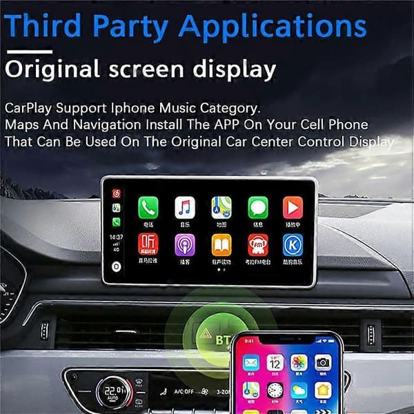 BY960L Carplay / Android Auto Kablet til Trådløs Dongle Bil Smart Carplay Adapter