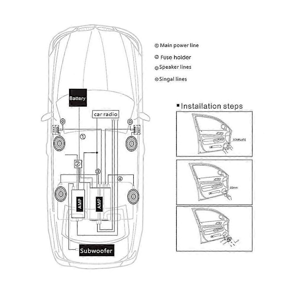 2 stk 500w Mini Høyeffektiv Bil Tweeter Høyttalere Auto Horn Lyd Musikk Stereo Høyttaler For Bil Lyd Sys HEH