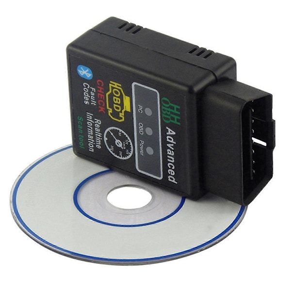 Bluetooth-kompatibel Bil OBD2 Scanner V2.1 Kodläsare OBDII Diagnostikverktyg Diagnosskanner