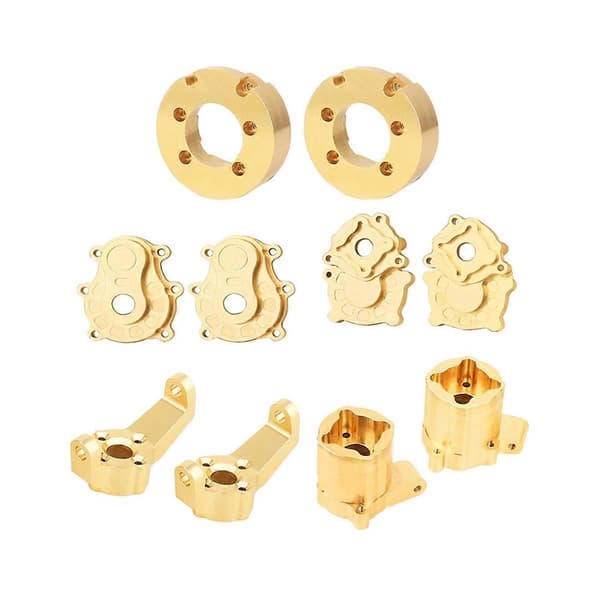 2 STK Messing Front C-Hub til Crossrc EMOX 1/8 RC Crawler Bil