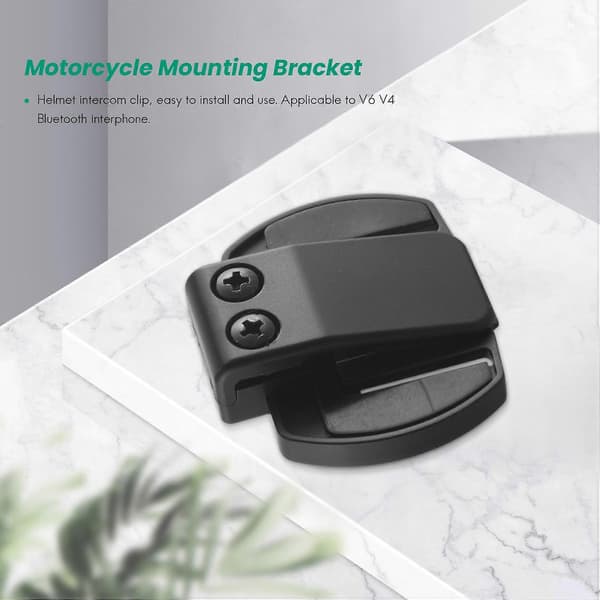 2 st V6 V4 V2-500C Intercom Tillbehör, Hjälm Intercom Clip Monteringsfäste, Motorcykel BT Bluetooth Intercom Headset Tillbehör