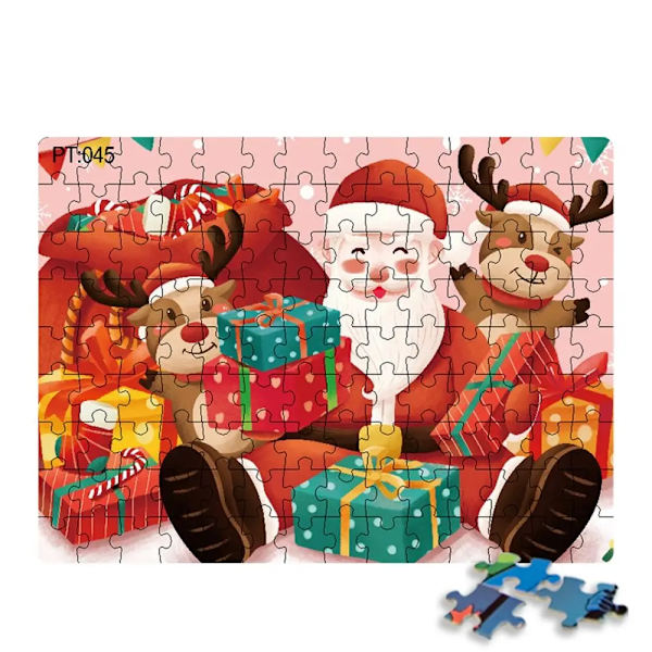 God Jul Present Baby Pussel Leksaker Tecknade Barnleksaker Montessori Tidig Pedagogisk Lek Nyårspresenter PT045