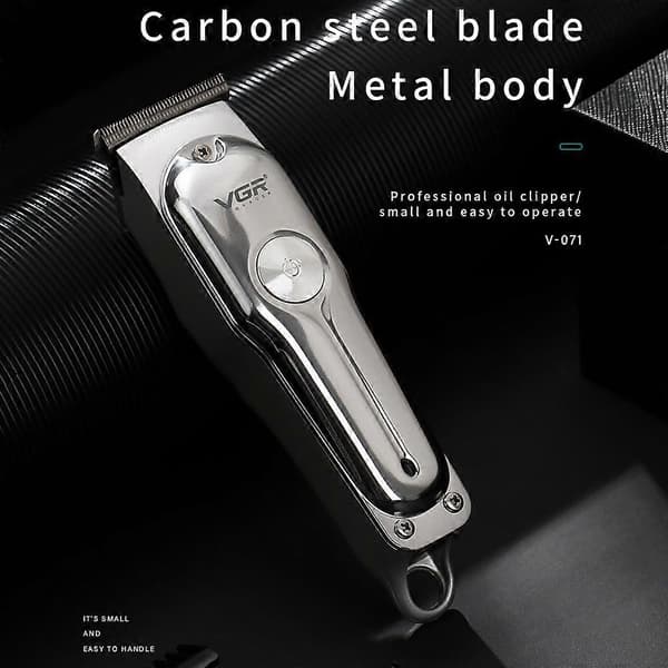 VGR V-071 5W Karbonstål Blad USB Elektrisk Hårklipper