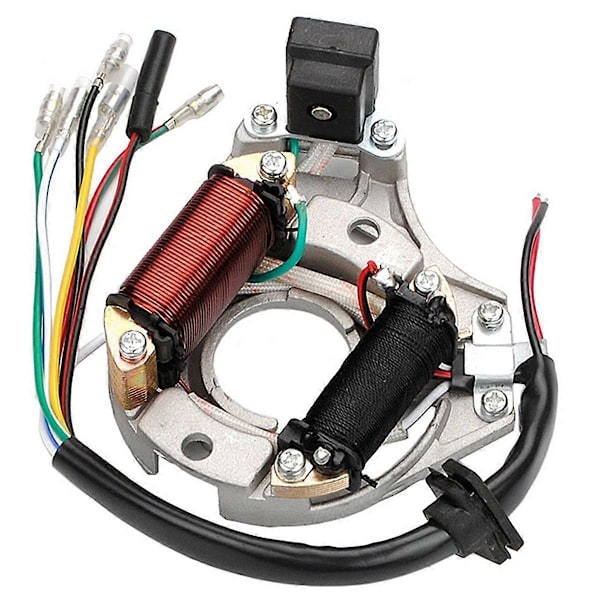 AC Stator 2 Spole Tændingsmagnetplade til 50cc 70cc 90cc 110cc 125cc Sunl ATV Firehjuler CDI