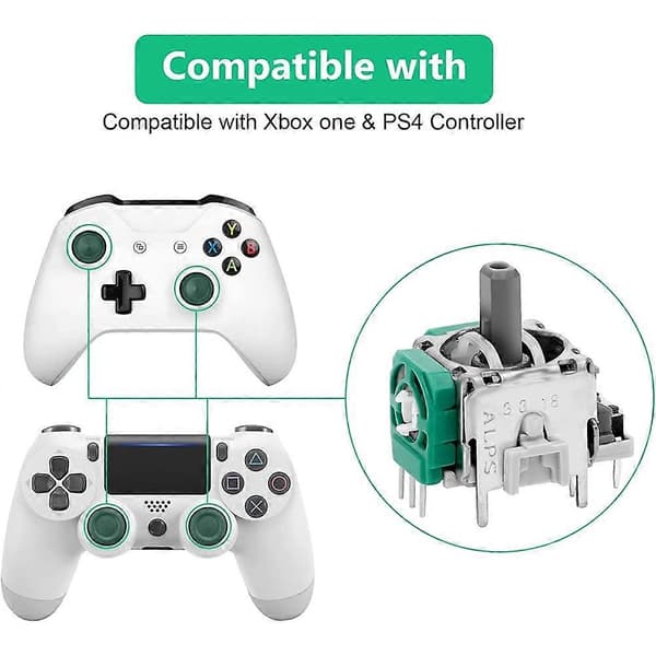 3D Joystick Modul til , Analog Stick Joystick Thumbstick Udskiftning til Elite
