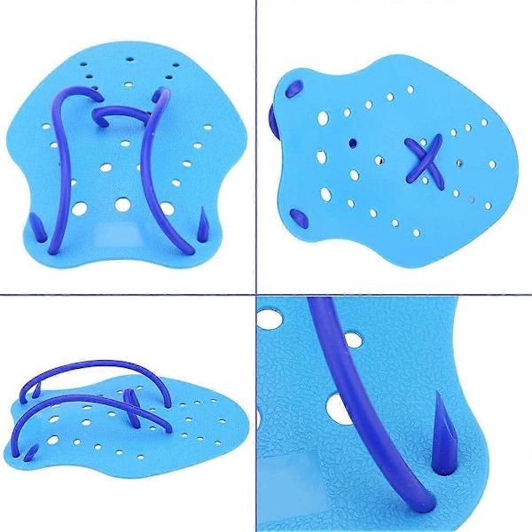 Agility Hand Paddles, justerbara kontursimfenor handfenor vattensport dykning simning