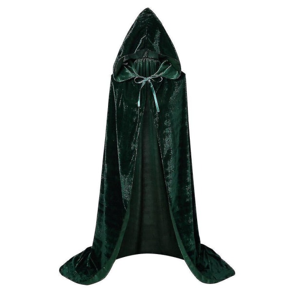 Sanderson Søstre Kappe Mary Sarah Winifred Kostume Jul Voksen Børn Middelalderlig Kappe W W Green1 XXL 160*180cm  *Hocus Pocus 2