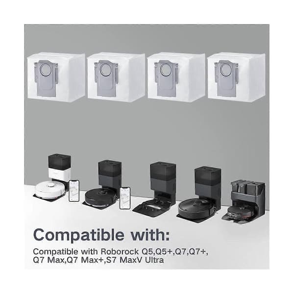 Tilbehør Støvposer Samler Tilbehør Reservedele til Q5+ S7 MAXV Ultra MAX+ S7 Pro Ultra Clean