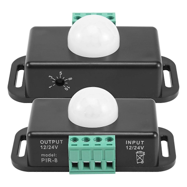 Rörelsesensorsbrytare, 12V 24V PIR-sensor LED för flexibla LED-stripsljus