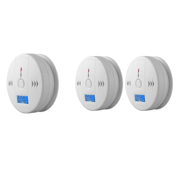 2-pack Rökdetektor och Kolmonoxidvarnare med LCD-display A