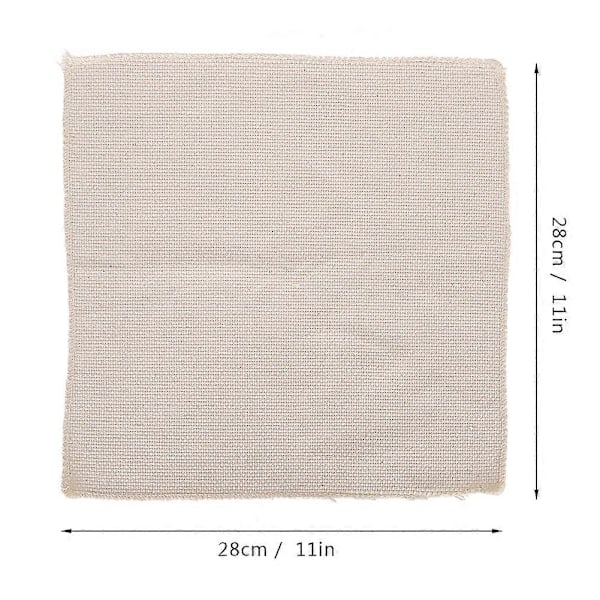 6 st Grov Ull Broderityg Nålfiltningstyg DIY Material Stickningstillbehör 28x28cm