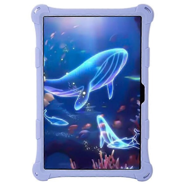 Kompatibel med Galaxy Tab A8 10.5 (2021) Fidget Sensorisk Silikon Bubbla Ångest Stress Relief Leksaker Halkfri Textur Tablet Skydd Purple