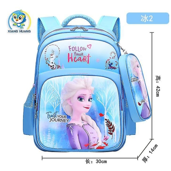 Disney Frozen Skoletasker til Børn Rygsække til Piger Vandtæt Rygsæk Primær Skoletaske Mochila Bogtaske C 4