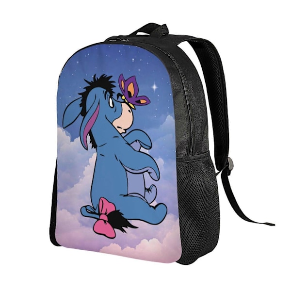 Eeyore Søt Ryggsekk Casual Justerbar Skolesekk Unisex Laptop Dagstursekk Lett Stor Kapasitet Reiseveske Skulderveske - XTYD6063