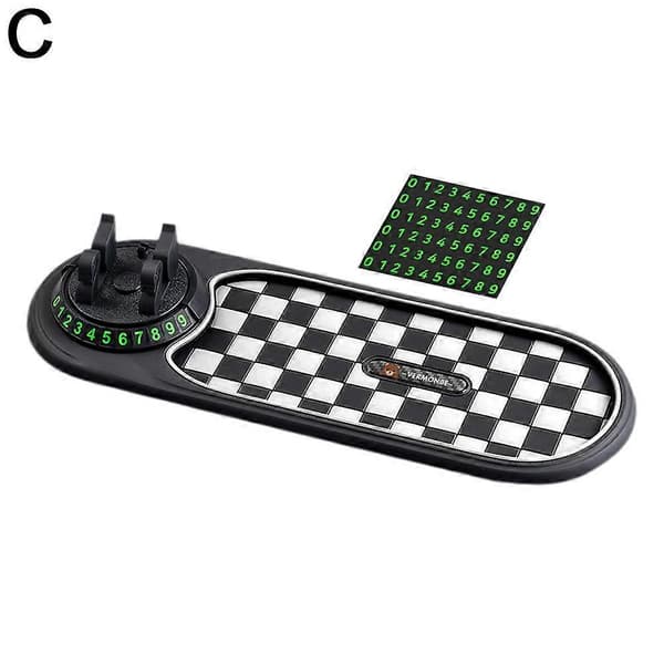 Bil Multifunksjonell Antiskli Matte Telefonholder Dashbord Klebrig Pad