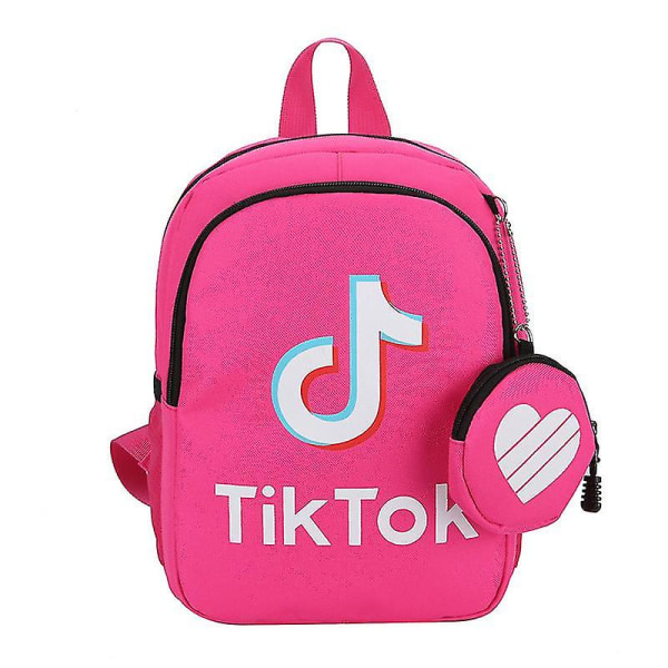 Tik Tok -reppu, sarjakuvahahmoinen reppu, koululaukku pojille ja tytöille lapsille Style 1