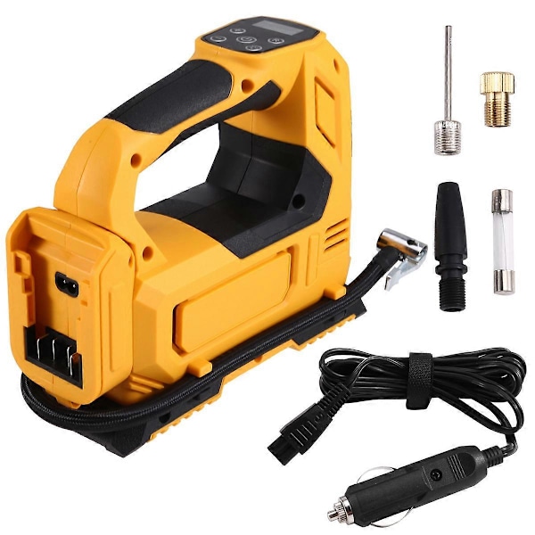 Bærbar luftpumpe til DeWalt 18V 20V batteri, ledningsfri oppustningsværktøj