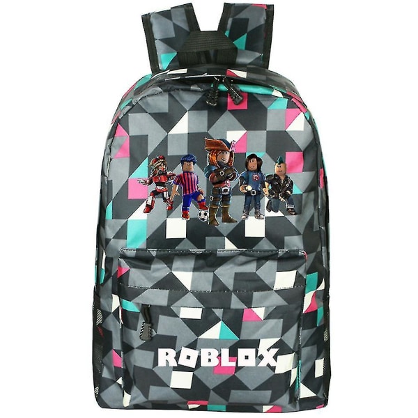 Roblox Skolväska Ryggsäck Student Skolväska Resväska Color-21