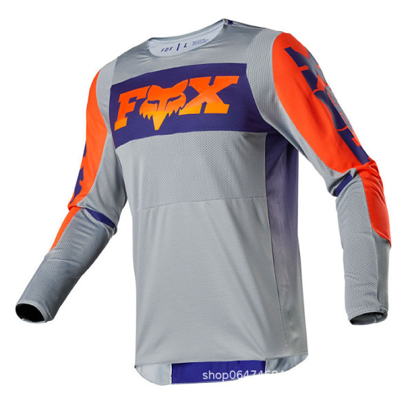 Sommar mountainbikekläder snabbtorkande ventilerande långärmad T-shirt style 3 M
