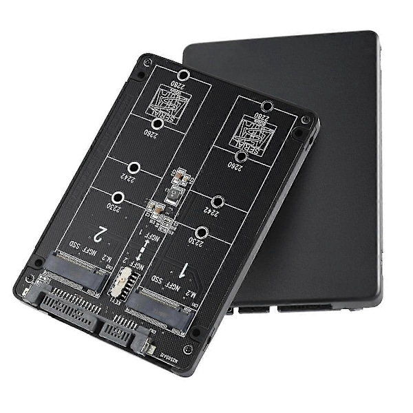 M.2 Sata (ngff) Til Sata 3.0 Adapterkort Dobbelt Ngff B Key/ Key M.2 Ngff Til 2.5inch Sata Iii Konverter Adapter