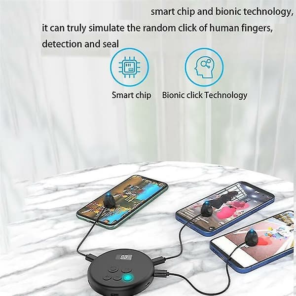 Mobiltelefonskærm Auto Clicker Til iOS Android-a