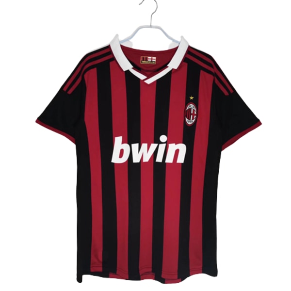 2009/10AC Milan träningsdräkt i hemmatröja kortärmad tröja T-shirt V.Nistelrooy NO.10 XL