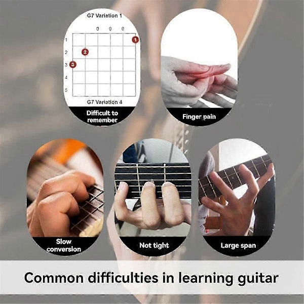 Coustic Gitar Hjelpeverktøy Nybegynner Trener Øvingsverktøy Gitar Hjelpeartefakt Gitarundervisning Ai