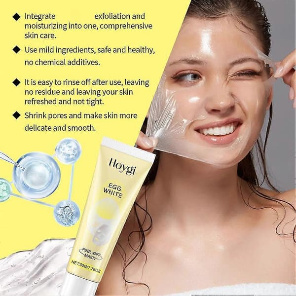 Anti-aldringsmaske Ansikt Egg Peel Mistine Brigt Facil Poreless Mask