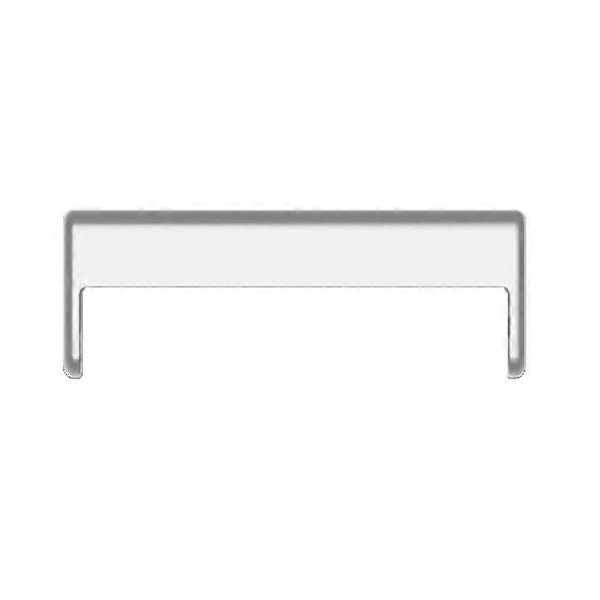 1 Par Metallkoblingssett Universal 22mm til 20mm Fjærstenger Kobling Klokkebånd Adapter Silver