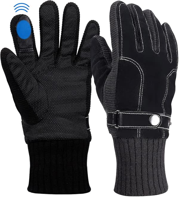 Elastiska Vinterhandskar Antiglid Cykelhandskar Vindtäta Pekskärm Style1
