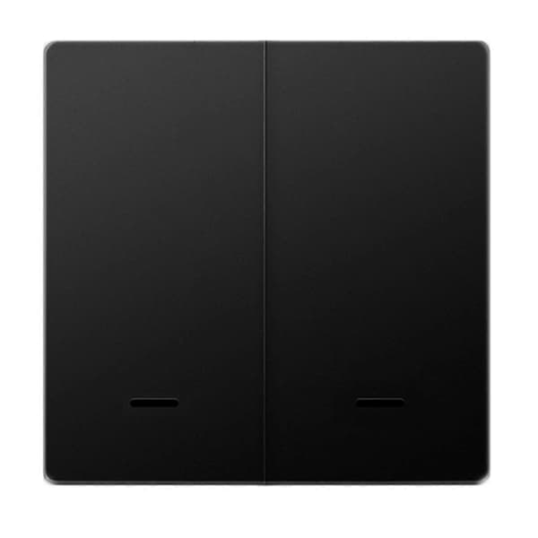 Zigbee Intelligent Switch Nul-Brandledning 2 Kontakter Sort