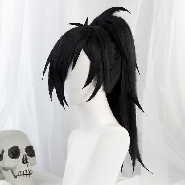 Nyt Moderne Anime Dororo Cosplay Kostume Hyakkimaru Kimono Cosplay Kostume Halloween Kappe+kimono+tørklæde Komplet Sæt Parykker Wig XL