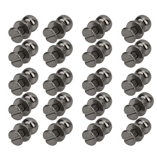 20 st 9 x 8 mm DIY Kopparnitar Rundhuvud Nippelspik Väska Skotillbehör för Läder Gun Färg 9 x 8 mm