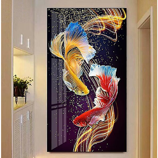 70x120cm Tee-se-itse 5D timanttimaalaus ristipisto kirjonta timanttimaalaussarjat olohuoneen makuuhuoneen sisustus seinätarra ristipisto kaksoislangalla