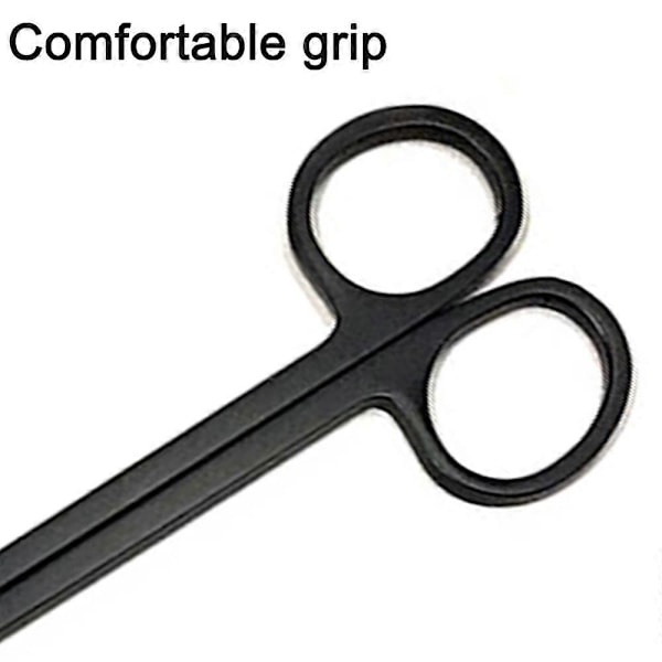 Ergonomisk Design Akvariesaks i Rustfrit Stål, Præcist Trimmet til Vedligeholdelse af Vandplanter, Rustfrie Kvalitetsblade, Komfortable Fingre