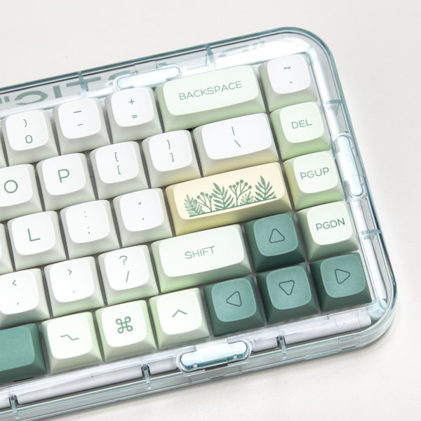 144-tangenters zoo och botanisk trädgård keycap PBT dye-sublimering personlig keycap mekaniskt tangentbord botanical garden Pack by paper box
