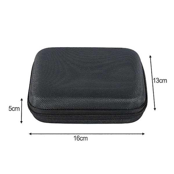 1 stk. Digital Veske Bærbar Veske Gummi 13 x 16 x 5CM Svart EVA Hardt Materiale For Edge 1040 For Garmin G1030 Sykkelelektronikk