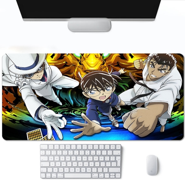 Anime Detective Conan Game Mat Tilbehør Gamer Fuld Gummi Muse Mat Tæppe 2 mm tykt tastatur Skrivebordsunderlag A11 300x900x2mm