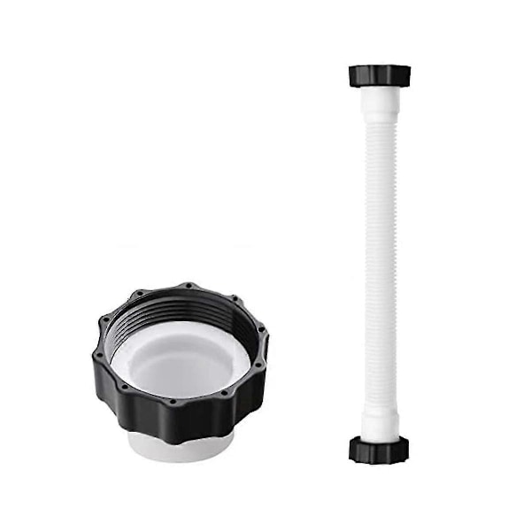2 stk. Pool Sandfilter Pumpe Slange 40 cm Pool Pumpe Slanger Saltvandspumpe Slanger Til Filterpumper Sandfiltre - På Lager