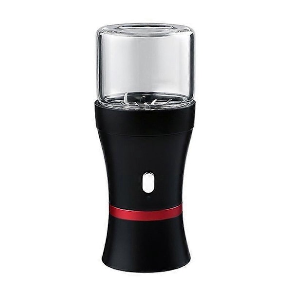 Elektrisk urteknuser, USB-oppladbar, 2-pakning 50 ml glasskammer for urter - Flott for daglig bruk