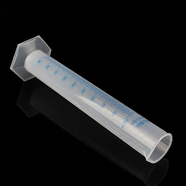 500ml Mätcylinder Plast Graderad Laboratorieprovning Vätskerör Het