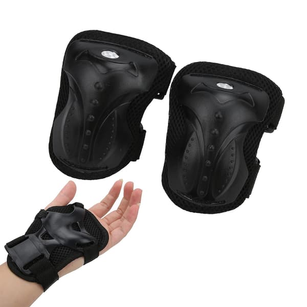 6 st/set Vuxen Skateboard Skyddsutrustning Kit Knäskydd Armbågsskydd Handledsskydd Set